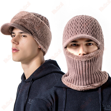 flat eaves beanies for men